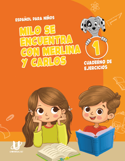 MILO SE ENCUENTRA CON MERLINA Y CARLOS 1 CUADERNO