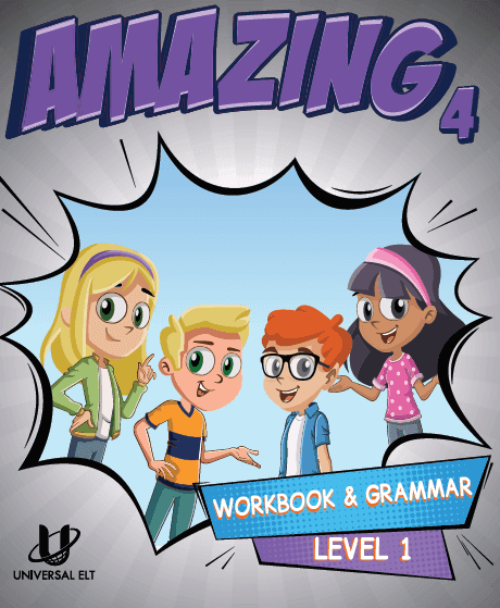 AMAZING 4 WORBOOK & GRAMMAR LEVEL 1