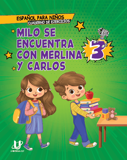 MILO SE ENCUENTRA CON MERLINA Y CARLOS 3 CUADERNO