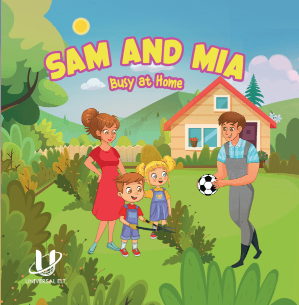 SAM AND MIA - BUSY AT HOME