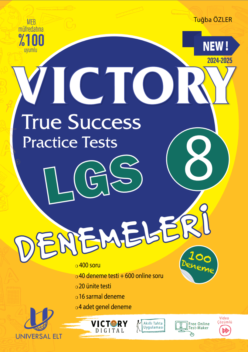 VICTORY 8 TRUE SUCCESS PRACTICE TESTS (40 DENEME)