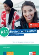 DEUTSCH ECHT EINFACH! A2.1 KB+ÜB AUDIOS+VIDEOS