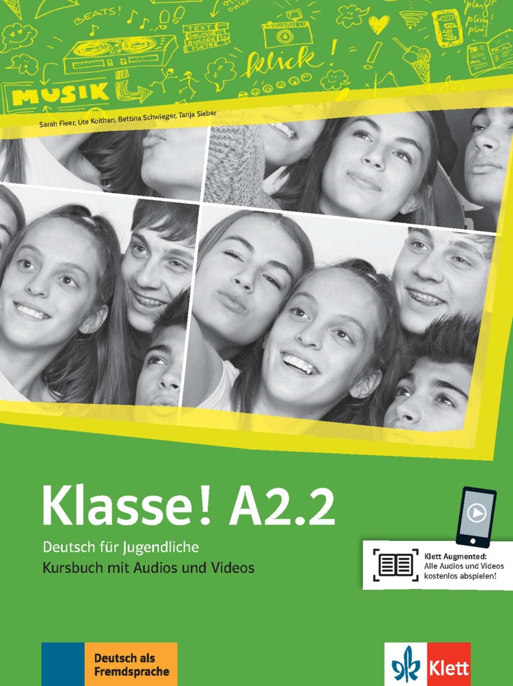 KLASSE A2.2 KURSBUCH MIT AUDIOS UND VIDEOS