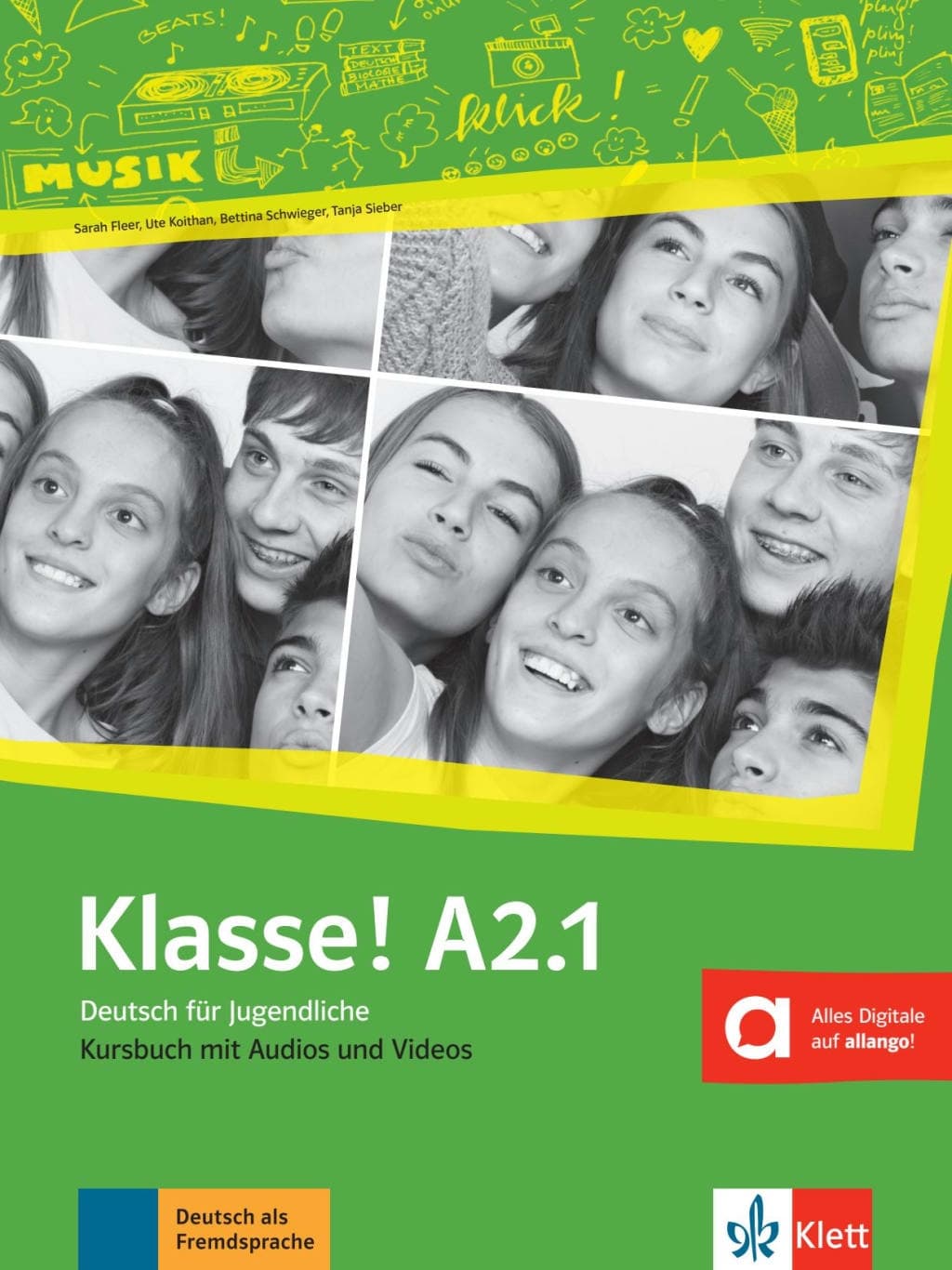 KLASSE A2.1 KURSBUCH MIT AUDIOS UND VIDEOS