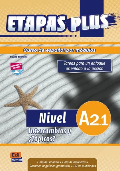 ETAPAS PLUS A2.1 ALUMNO+EJ.+CD INTERCAMBIOS Y TOP.