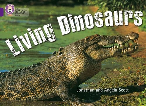 COLLINS BIG CAT LIVING DINOSARUS PURPLE