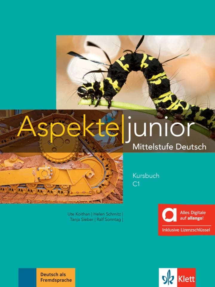 ASPEKTE JUNIOR C2 KURSBUCH MIT AUDIOS -HybrId new