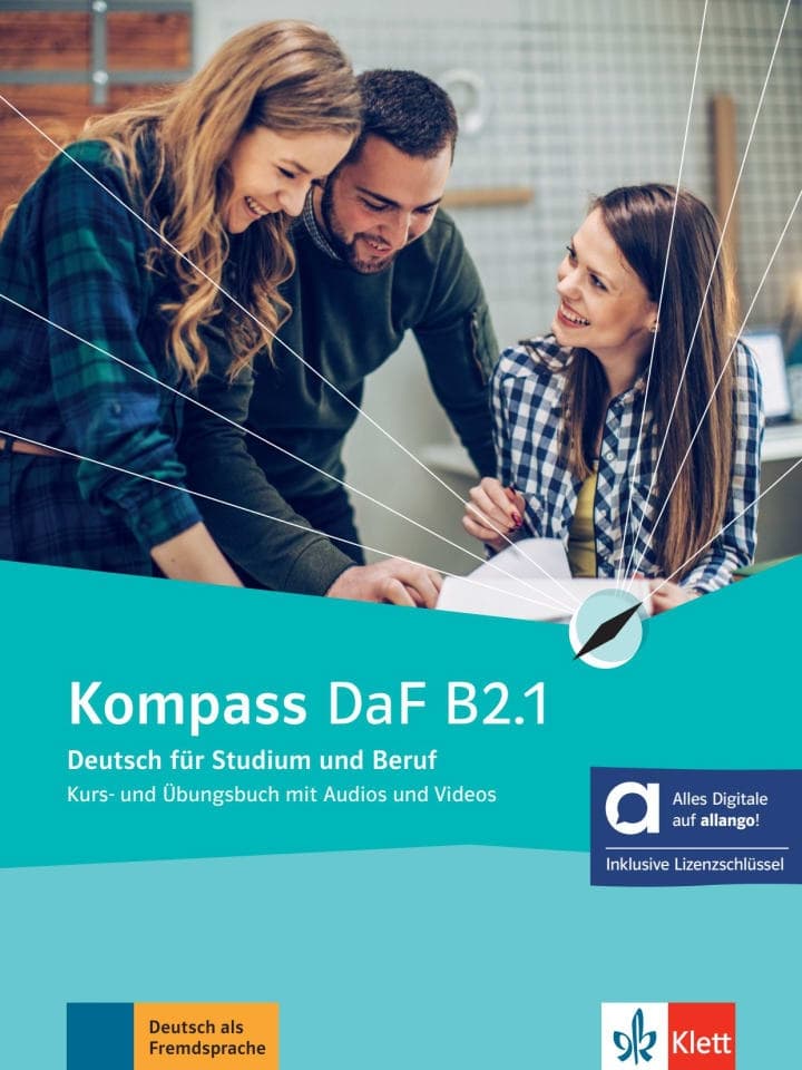 KOMPASS DaF B2.1 Kurs- und Übungsbuch hybrId edItI