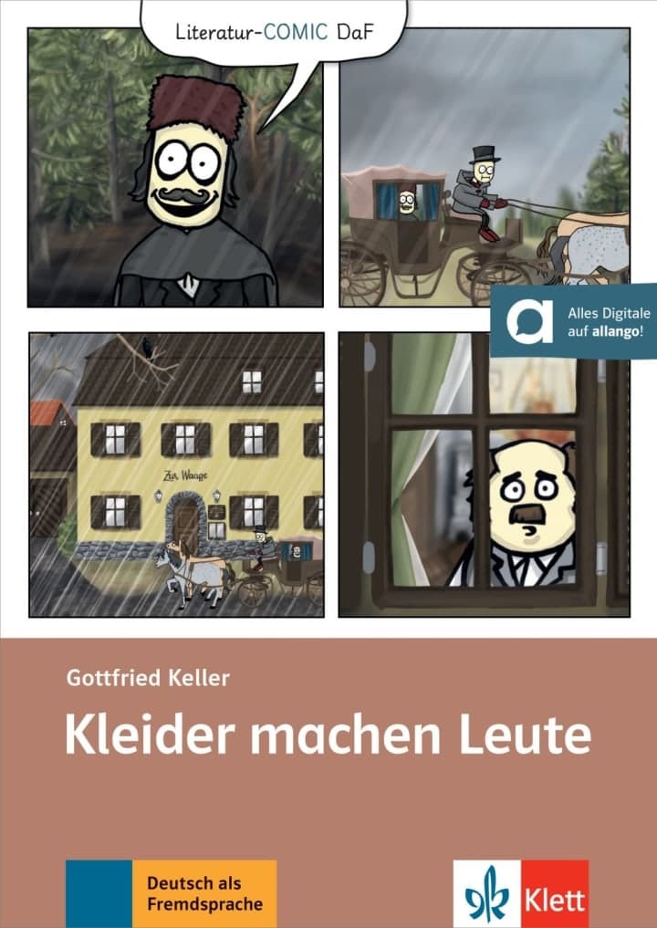 LITERATURE COMIC DaF-KLEIDER MACHEN LEUTE A2-B1