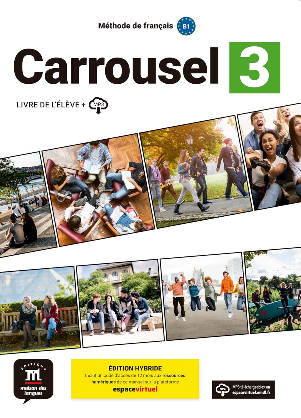 CARROUSEL 3 LIVRE DE LELEVE. ED HYBRIDE