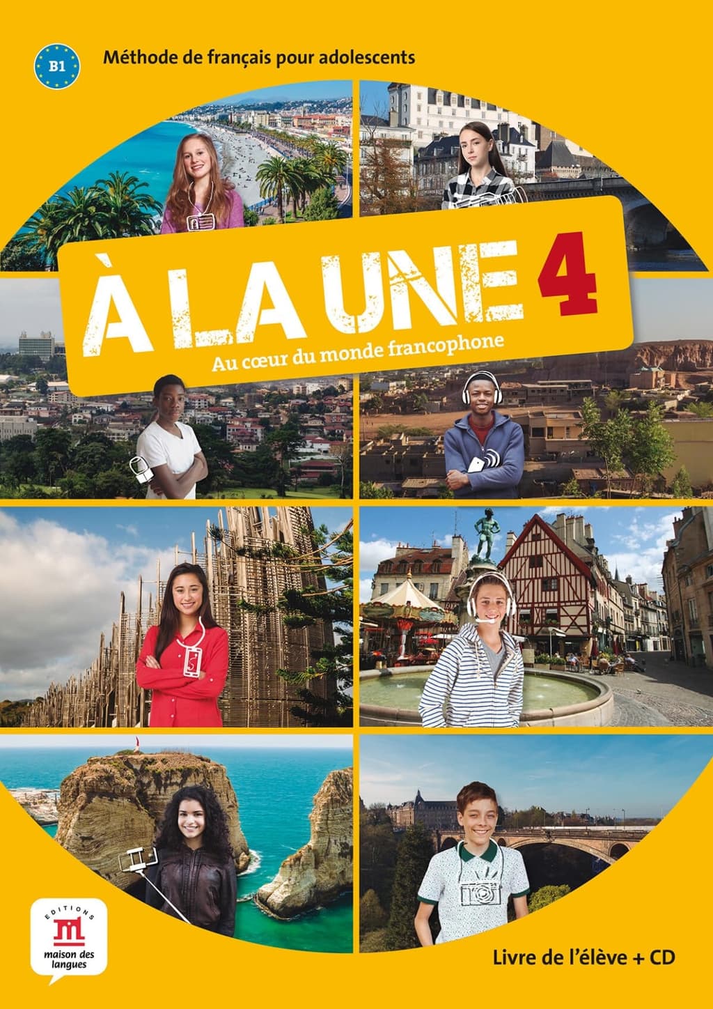 A LA UNE 4 LIVRE DE LELEVE + CD
