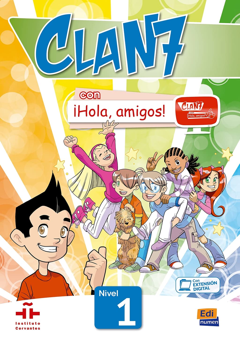EDI-CLAN 7 HOLA AMIGOS NIVEL 1 MOCHILA PROF