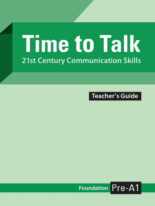 COMP-TIME TO TALK FOUNDATION PRE- A1 TEACHERS GUID