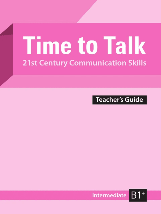 COMP-TIME TO TALK INTERMEDIATE B1+ TEACHERSGUIDE