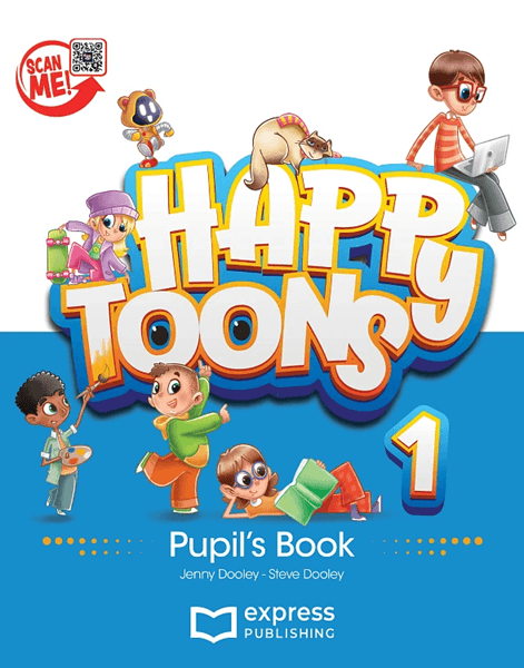 HAPPY TOONS 1 PUPILS BOOK WITH APP