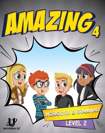 AMAZING 4 WORBOOK & GRAMMAR LEVEL 2