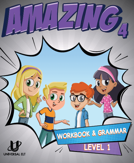 AMAZING 4 WORBOOK & GRAMMAR LEVEL 1