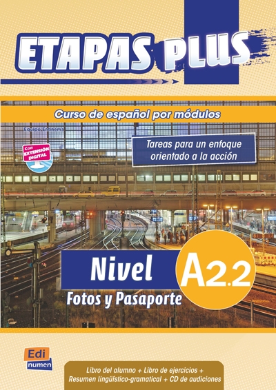ETAPAS PLUS A2.2.ALUMNO+EJ.+CD  FOTOS Y PASAPORTE