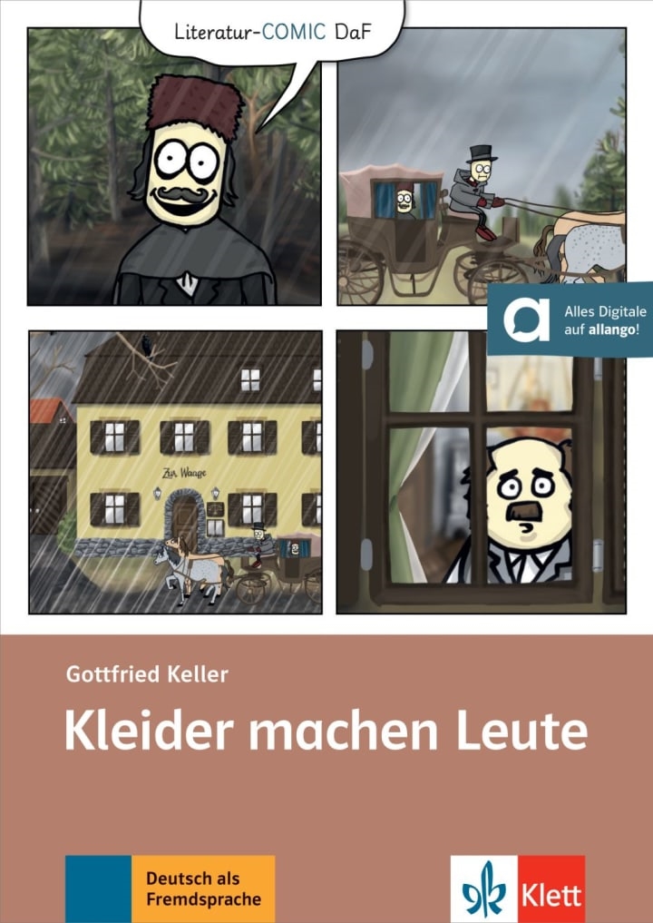 LITERATURE COMIC DaF-KLEIDER MACHEN LEUTE A2-B1
