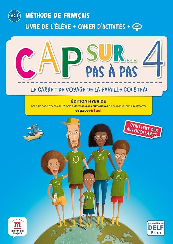 CAP SUR... PAS À PAS 4 ED. HYBRIDE LIVRE + CAHIER