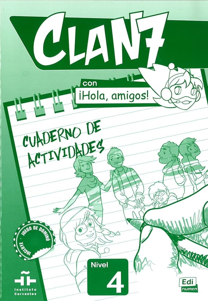 EDI-CLAN 7 HOLA AMIGOS NIVEL 4 MOCHILA PROF