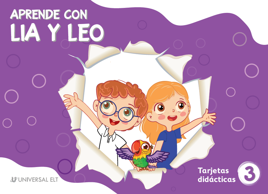APRENDE CON LIA Y LEO 3 FLASHCARD