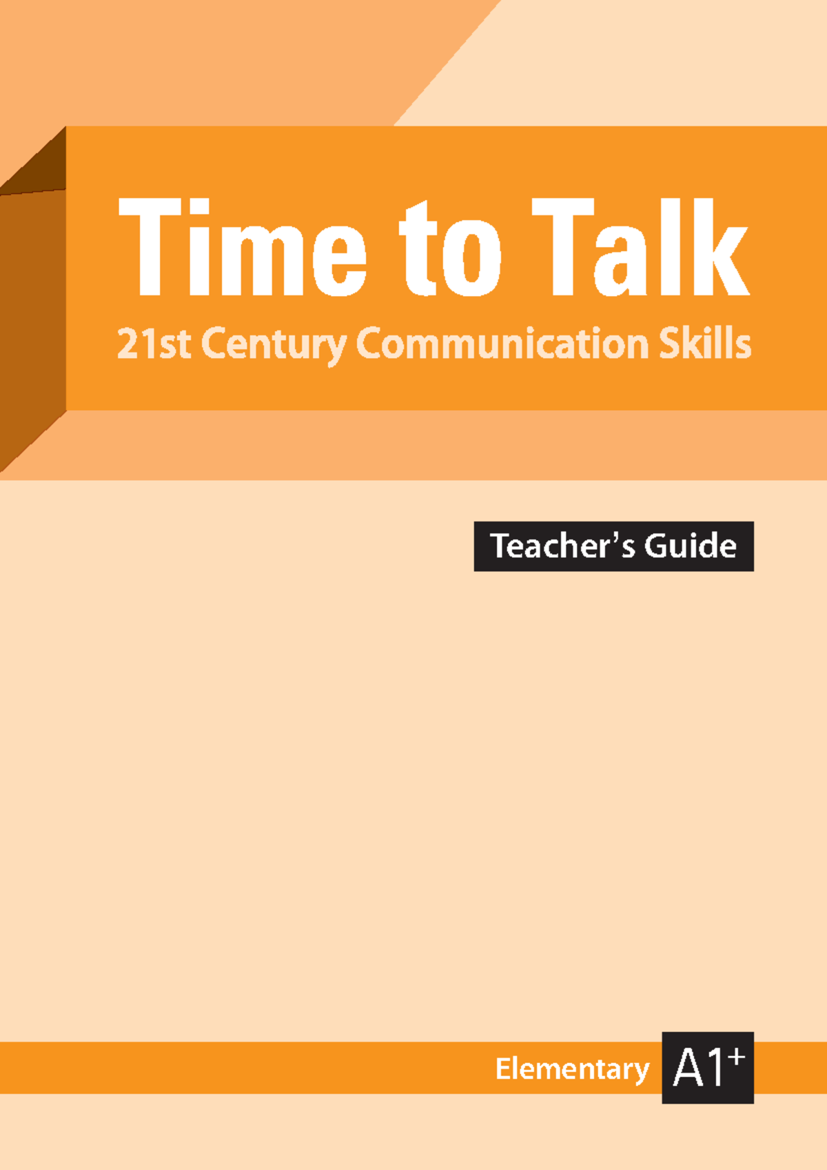 COMP-TIME TO TALK ELEMENTARY A1+ TEACHERS GUIDE