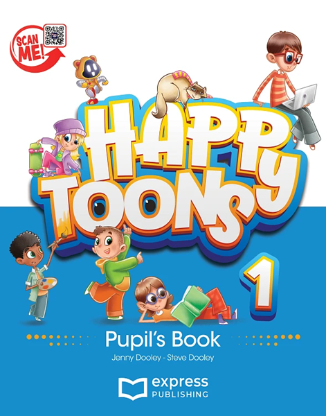 HAPPY TOONS 1 PUPILS BOOK WITH APP